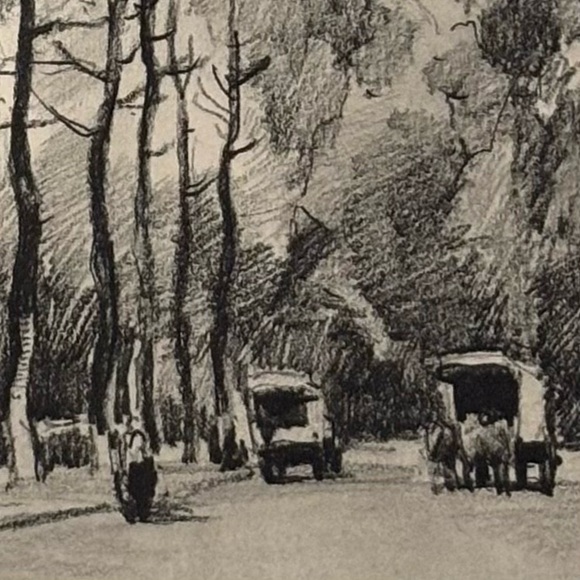 Herman Verbaere Fine Art Print Vintage Original Antique BELGIAN / BELGIUM SKETCH - Picture 3 of 8